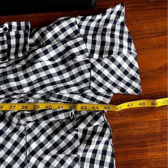 Maje rapri black and white gingham dress size 1 small - Picture 16 of 16